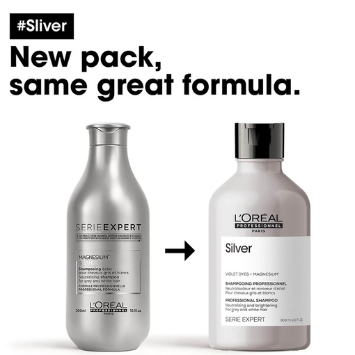 Product Serie Expert - Silver Professional Shampoo 300ml base image