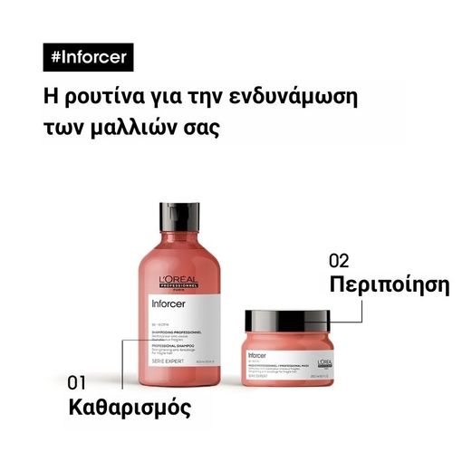 Product SERIE EXPERT Inforcer Anti-Breakage Shampoo For Thin Hair 300ml base image