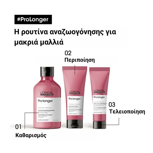 Product Serie Expert Pro Longer Conditioner Μαλακτική Κρέμα Κατά Της Ψαλίδας 200ml base image