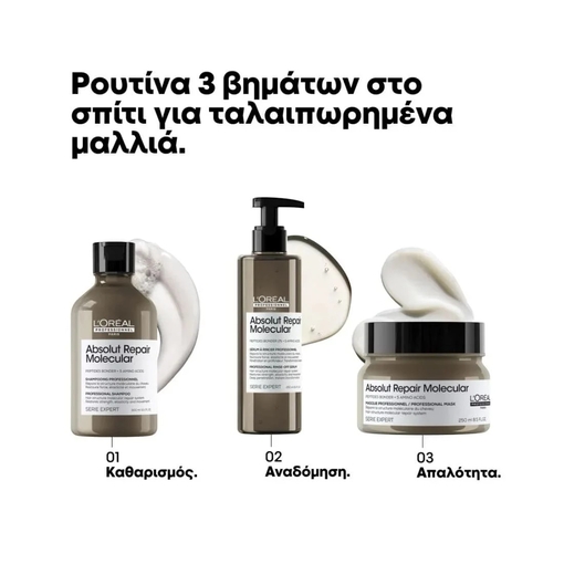 Product Absolut Repair Molecular Μάσκα Επανόρθωσης Για Ταλαιπωρημένα Μαλλιά 250ml base image