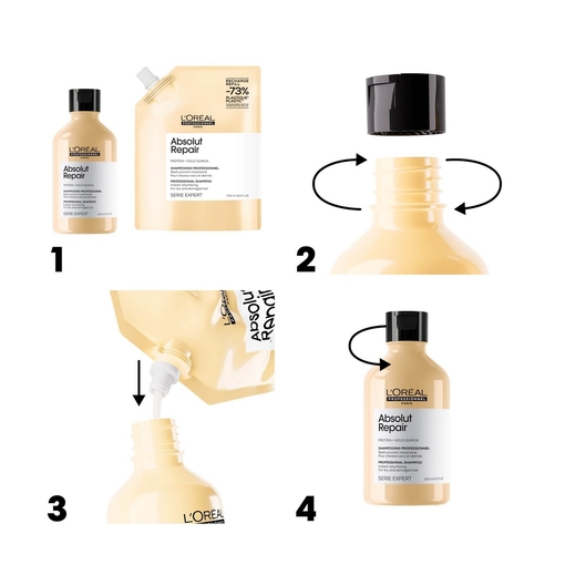 Product Serie Expert Absolut Repair Shampoo - Refill 500ml base image