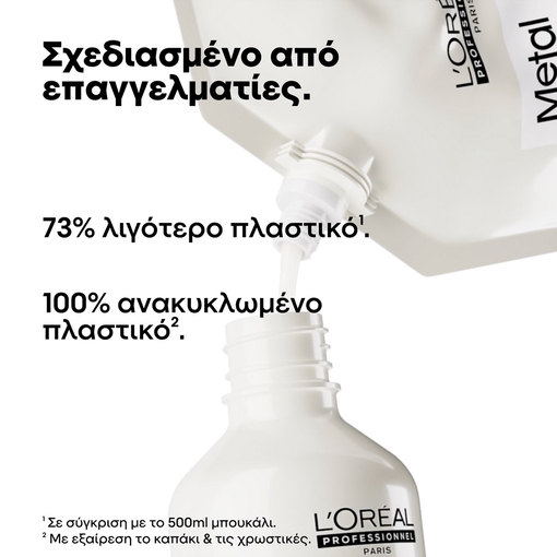 Product Serie Expert Metal Detox Σαμπουάν Απομάκρυνσης και Προστασίας από τα Μεταλλικά Στοιχεία - Refill 500ml base image