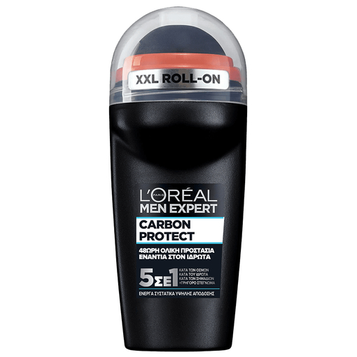 Product Men Expert Carbon Protect Αποσμητικό Roll-on 5 Σε 1 50ml base image