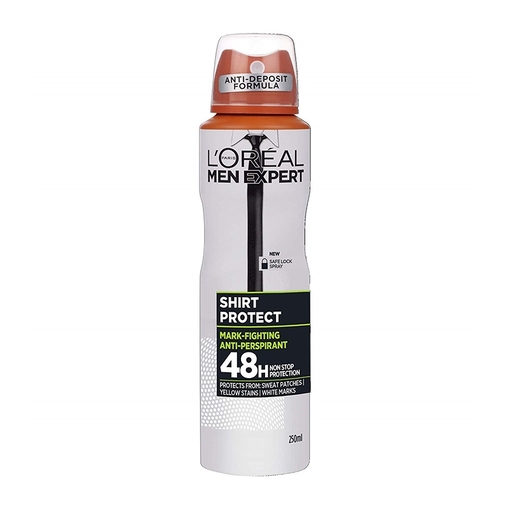 Product Men Expert Shirt Protect Spray, 48ωρη Ολική Προστασία Ενάντια Στον Ιδρώτα, Τους Λευκούς & Κίτρινους Λεκέδες 150ml base image