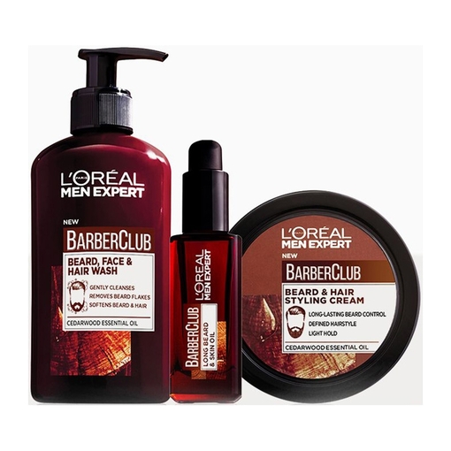 Product Men Expert Barber Club Καθαρισμός 3 Σε 1, Για Πρόσωπο, Μούσια, Μαλλιά 200ml base image