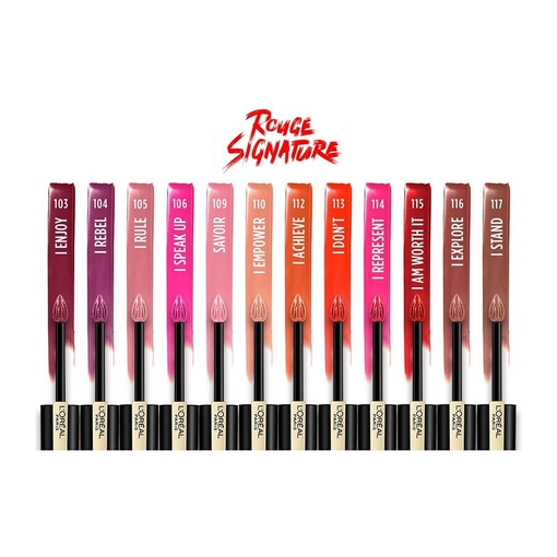 Product L'Oréal Rouge Signature Matte Liquid Lipstick 7ml base image