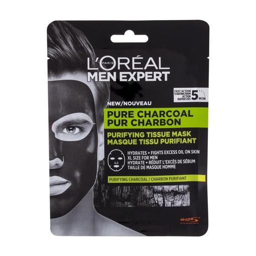 Product Men Expert Pure Carbon Purifying Tissue Mask 30g base image