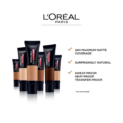 Product L'Oréal Infaillible 24h Matte Cover Foundation 30ml base image