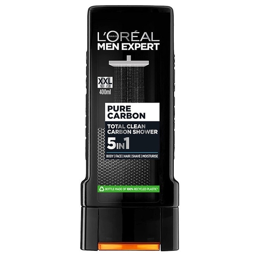 Product Pure Carbon Αφρόλουτρο Με Μαύρο Άνθρακα 5 σε 1 400ml base image