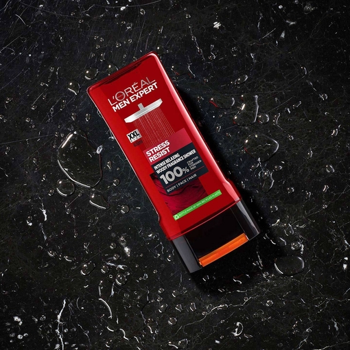 Product Men Expert Stress Resist Shower Gel 400ml base image