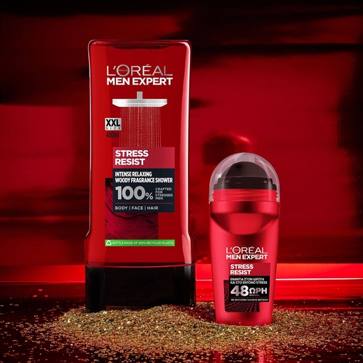 Product Men Expert Stress Resist Shower Gel 400ml base image
