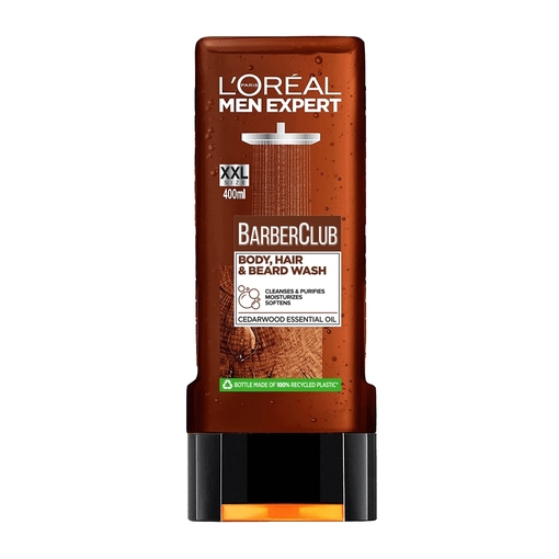 Product Barber Club Body, Hair & Beard Shower Gel 400ml base image