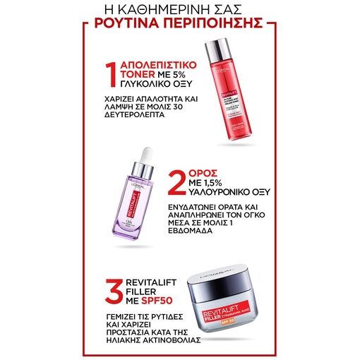 Product Revitalift Classic Toner Προσώπου για Απολέπιση με Γλυκολικό Οξύ 180ml base image