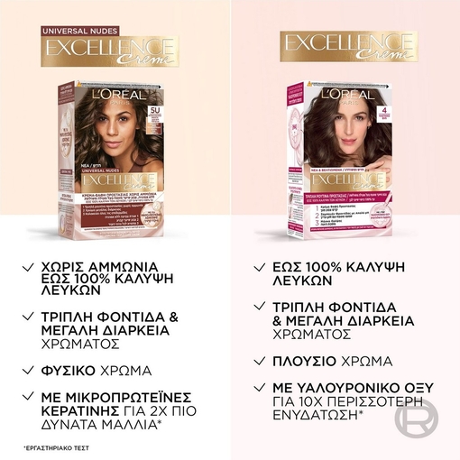 Product Excellence Creme Universal Nudes 5U Φυσικο Καστανο Ανοιχτο 48ml base image