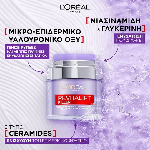 Product Revitalift Filler Water Cream Day 50ml base image