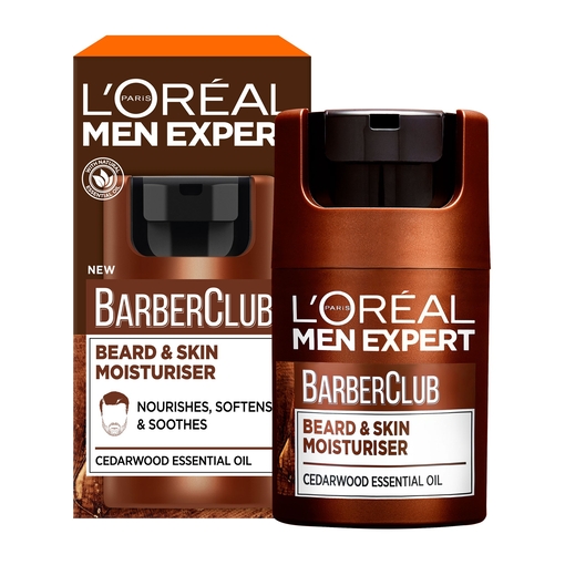 Product Men Expert Barber Club Moisturizing Cream For Face And Beard 50ml base image