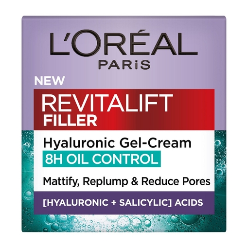 Product Revitalift Filler Ενυδατική Κρέμα Τζελ Με Υαλουρονικό Οξύ Για Ρύθμιση Της Λιπαρότητας 50ml base image