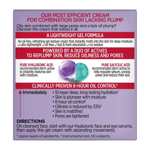 Product Revitalift Filler Ενυδατική Κρέμα Τζελ Με Υαλουρονικό Οξύ Για Ρύθμιση Της Λιπαρότητας 50ml base image