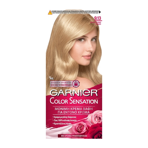 Product Color Sensation 9.13 Κρυστάλλινο Ξανθό 40ml base image