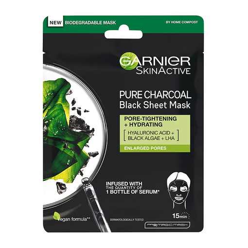 Product Garnier Pure Charcoal Υφασμάτινη Μάσκα Αποτοξίνωσης 28g base image