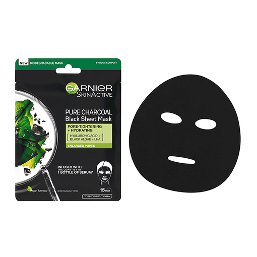 Product Garnier Pure Charcoal Υφασμάτινη Μάσκα Αποτοξίνωσης 28g base image