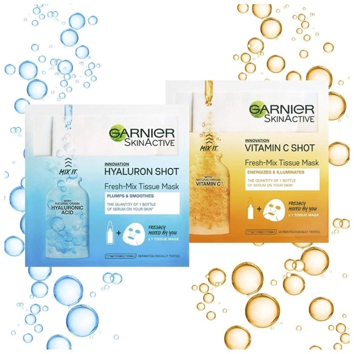 Product Garnier Skin Active Vitamin C Shot Fresh-Mix Tissue Mask 33g base image