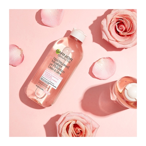 Product Garnier Micellaire Rose Water Clean & Glow 400ml base image