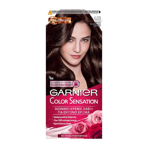 Product Color Sensation 4.03 Κρυστάλλινο Καστανό Σκούρο 40ml base image