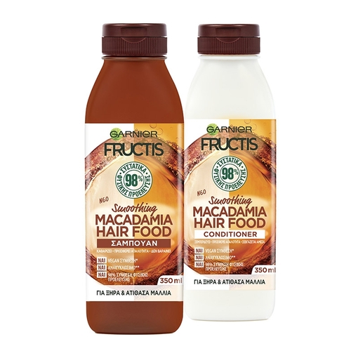 Product Fructis Hair Food Smoothing Macadamia Conditioner 350ml base image