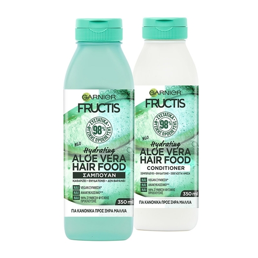 Product Fructis Hair Food Hydrating Aloe Vera Conditioner 350ml base image