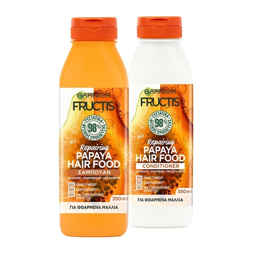 Product Fructis Hair Food Repairing Papaya Conditioner 350ml base image