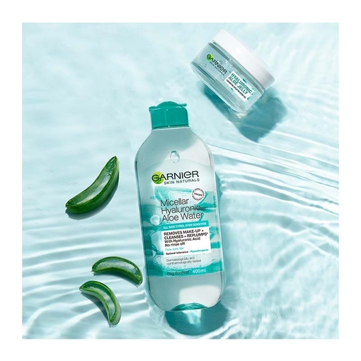 Product Garnier Νερό Καθαρισμού Micellaire με Υαλουρονικό Οξύ και Αλόη 400ml base image