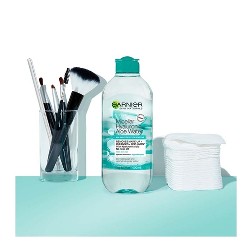 Product Garnier Νερό Καθαρισμού Micellaire με Υαλουρονικό Οξύ και Αλόη 400ml base image