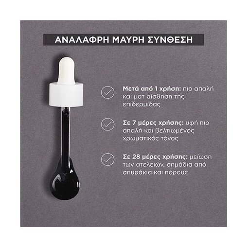Product PureActive Anti Imperfections Serum 4% Niacinamide, AHA + BHA Charcoal 30ml base image