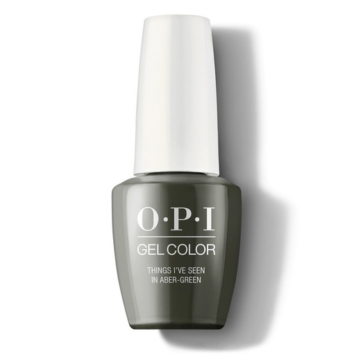 Product OPI GelColor Scotland Fall Collection Things I'Ve Seen In Aber-Green - GCU15 Nail Polish 15ml base image