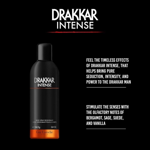Product Drakkar Intense Body Spray Deodorant 200ml base image