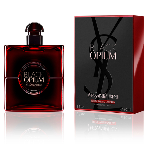 Product Black Opium Eau De Parfum Over Red 90ml base image