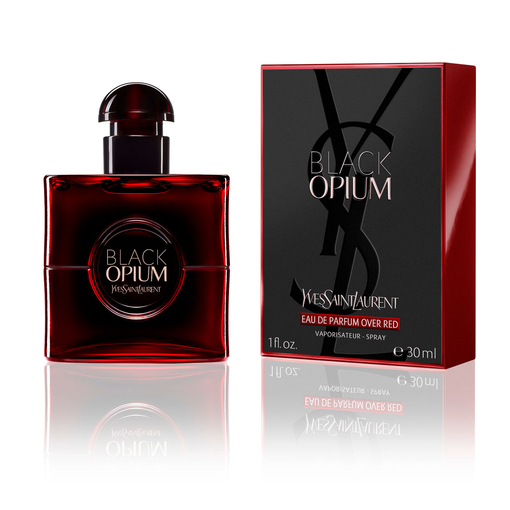 Product Black Opium Eau De Parfum Over Red 30ml base image