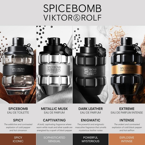 Product Spicebomb Metallic Musk Eau De Parfum 90ml base image