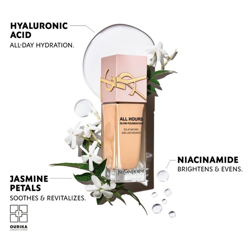 Product All Hours Glow Foundation - Skin-Like Radiance - Buildable Coverage - Long Lasting 25ml base image