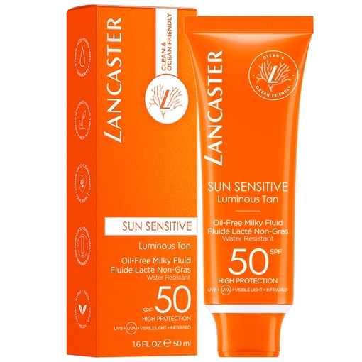 Product Sun Sensitive Luminous Tan Oil-Free Milky Fluid Spf50 50ml base image