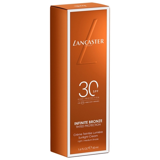Product Infinite Bronze Tinted Protection Sunlight Cream SPF30 - Light/Medium Shade 50ml base image