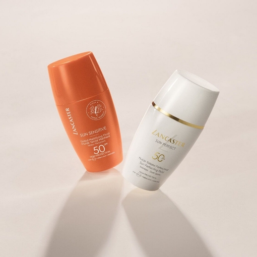Product Sun Sensitive Luminous Tan Tinted Mattifying Fluid SPF50 30ml base image