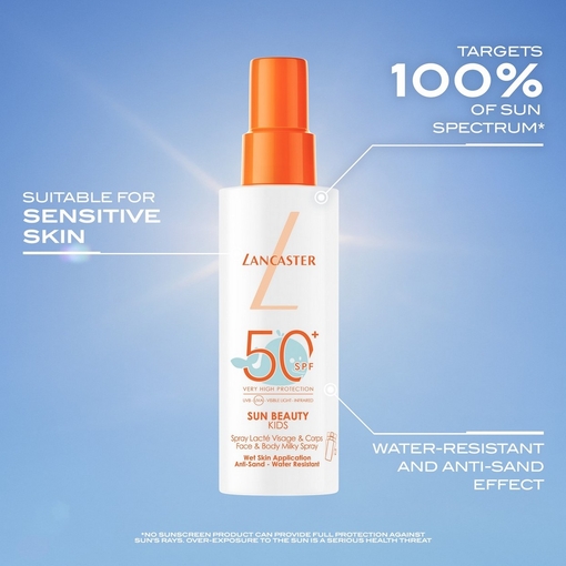 Product Sun Beauty Kids Face & Body Milky Spray SPF50+ 150ml base image