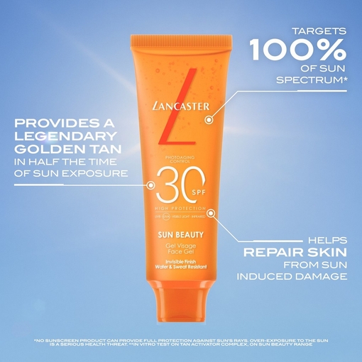 Product Sun Beauty Face Gel SPF30 - Invisible Finish - Water & Sweat Resistant 50ml base image