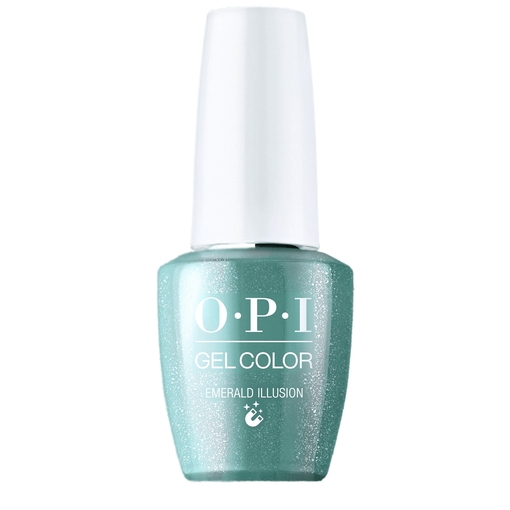 Product GelColor Gel Effect Velvet Vision Collection Emerald Illusion Gel Nail Polish 15ml base image