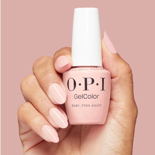 Product GelColor Intelli-Gel Make 'Em Jelly Collection Baby, Pink Again Gel Nail Polish 15ml base image
