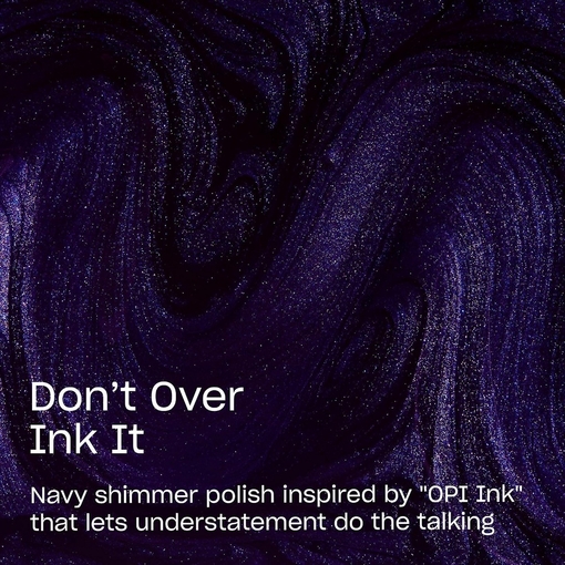 Product Don’t Over Ink It Nail Lacquer - Fall Collection 15ml base image