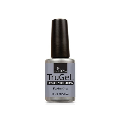 Product Trugel By Ezflow Feather Grey Gel Nail Polish 14ml base image