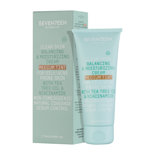 Product Seventeen Clear Skin Balancing & Moisturizing Cream Medium Tint 75ml base image